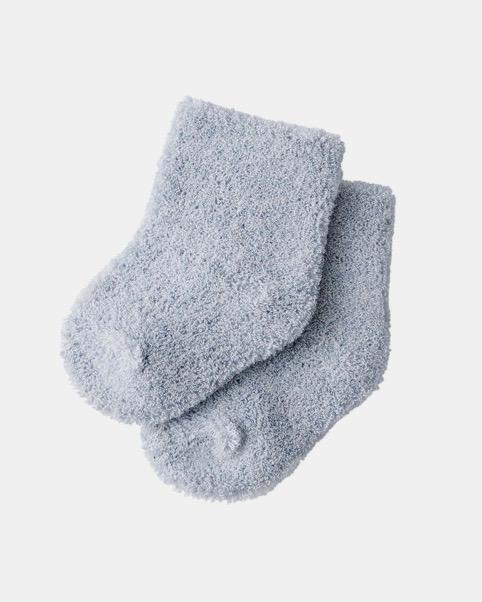 Fog Linen-Baby Terry Socks-Clothing-Blue-O/S-Much and Little Boutique-Vancouver-Canada