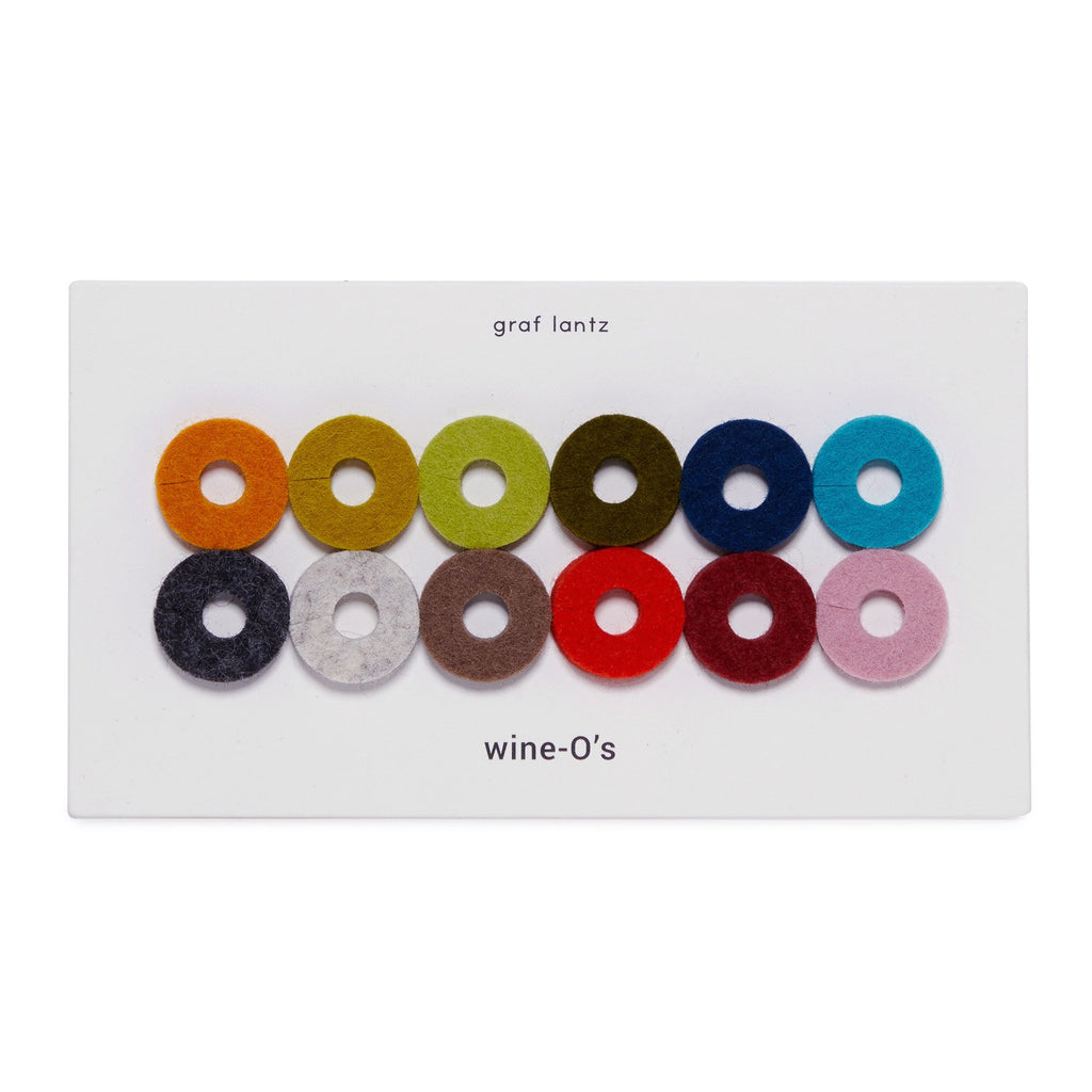 Graf Lantz-Felt Wine-O'S Glass Markers-Home Organization-Midcentury-12-Much and Little Boutique-Vancouver-Canada