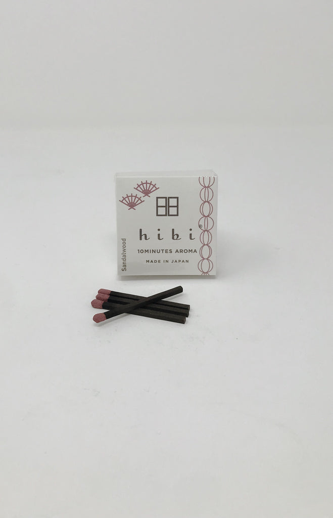 Hibi-Incense Matches-Candles & Home Fragrance-Sandalwood-O/S-Much and Little Boutique-Vancouver-Canada