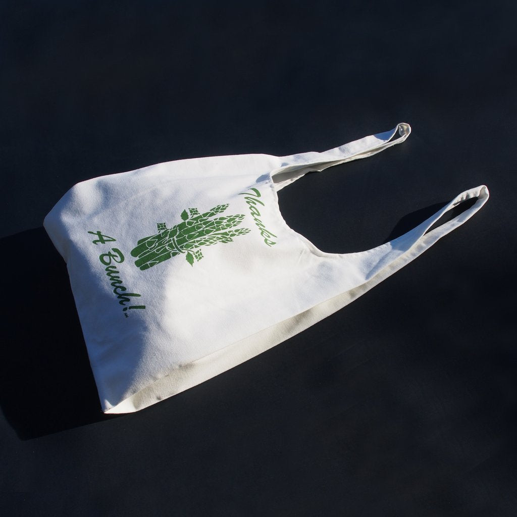 AW by Andrea Wong-Gratitude Grocery Bag-Bags & Wallets-Asparagus White-O/S-Much and Little Boutique-Vancouver-Canada