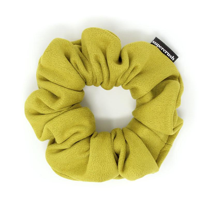 Supercrush-Regular Scrunchie-Hair Accessories-Avocado Suede-O/S-Much and Little Boutique-Vancouver-Canada