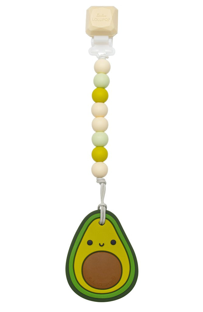 Loulou Lollipop-Silicone Teether-Everyday Essentials-Avocado-O/S-Much and Little Boutique-Vancouver-Canada