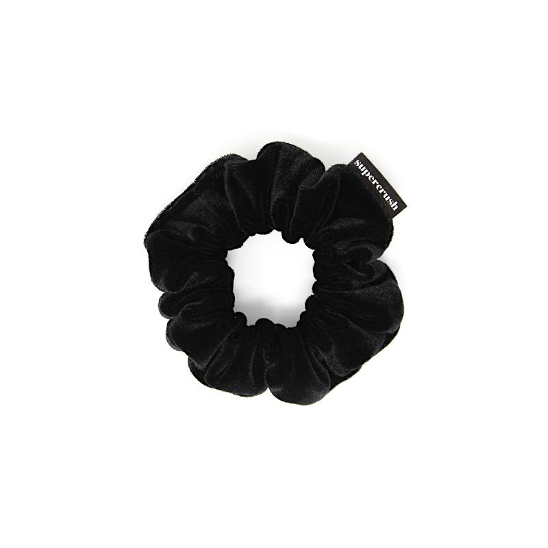 Supercrush-Skinny Scrunchie-Hair Accessories-Black Velvet-O/S-Much and Little Boutique-Vancouver-Canada