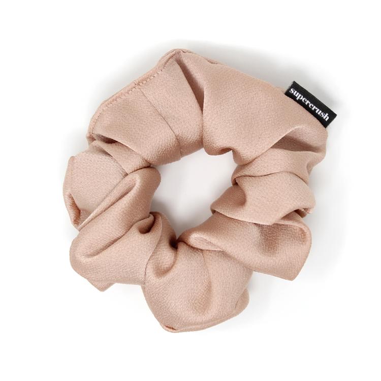 Supercrush-Regular Scrunchie-Hair Accessories-Blush Satin-O/S-Much and Little Boutique-Vancouver-Canada