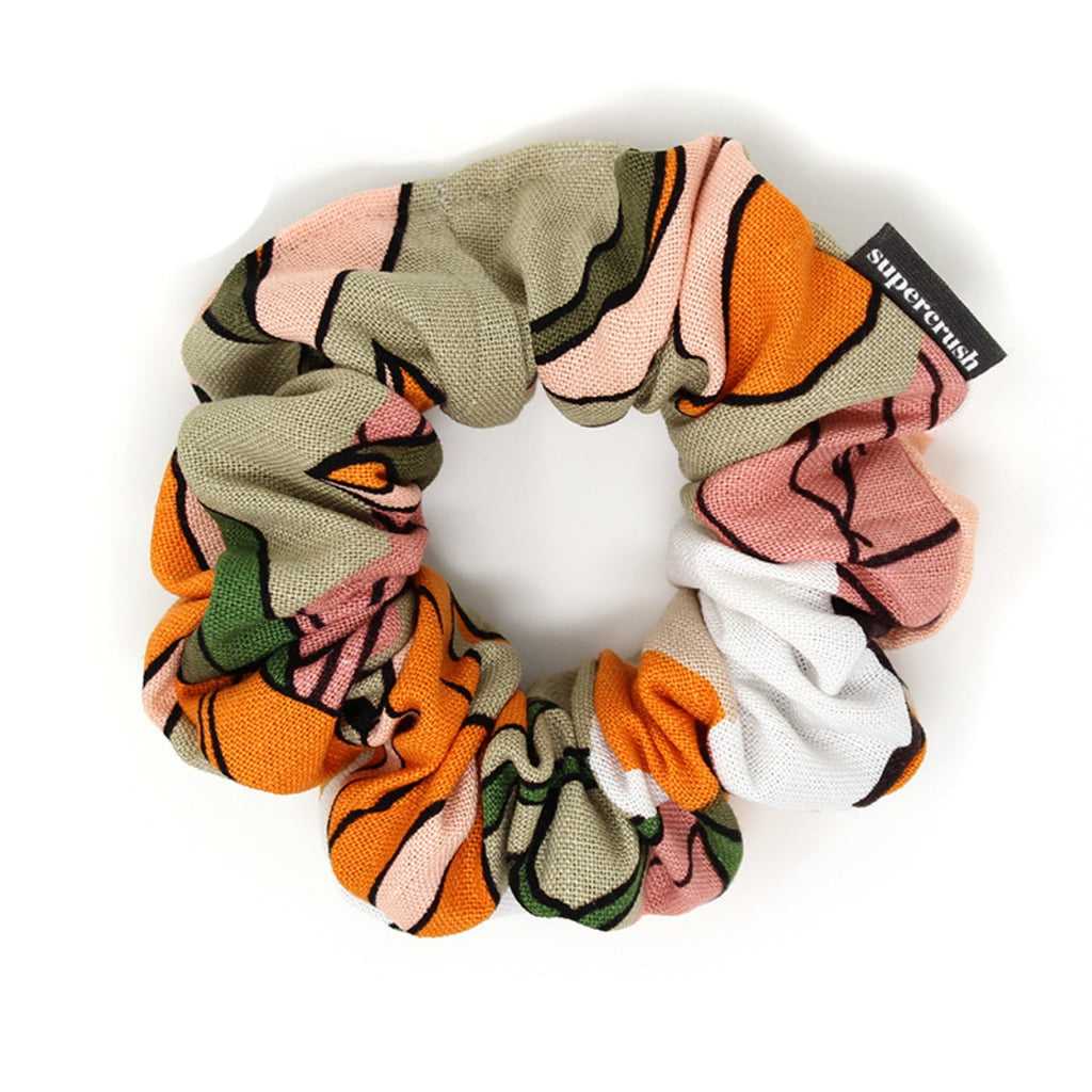 Supercrush-Regular Scrunchie-Hair Accessories-Coachella Linen-O/S-Much and Little Boutique-Vancouver-Canada