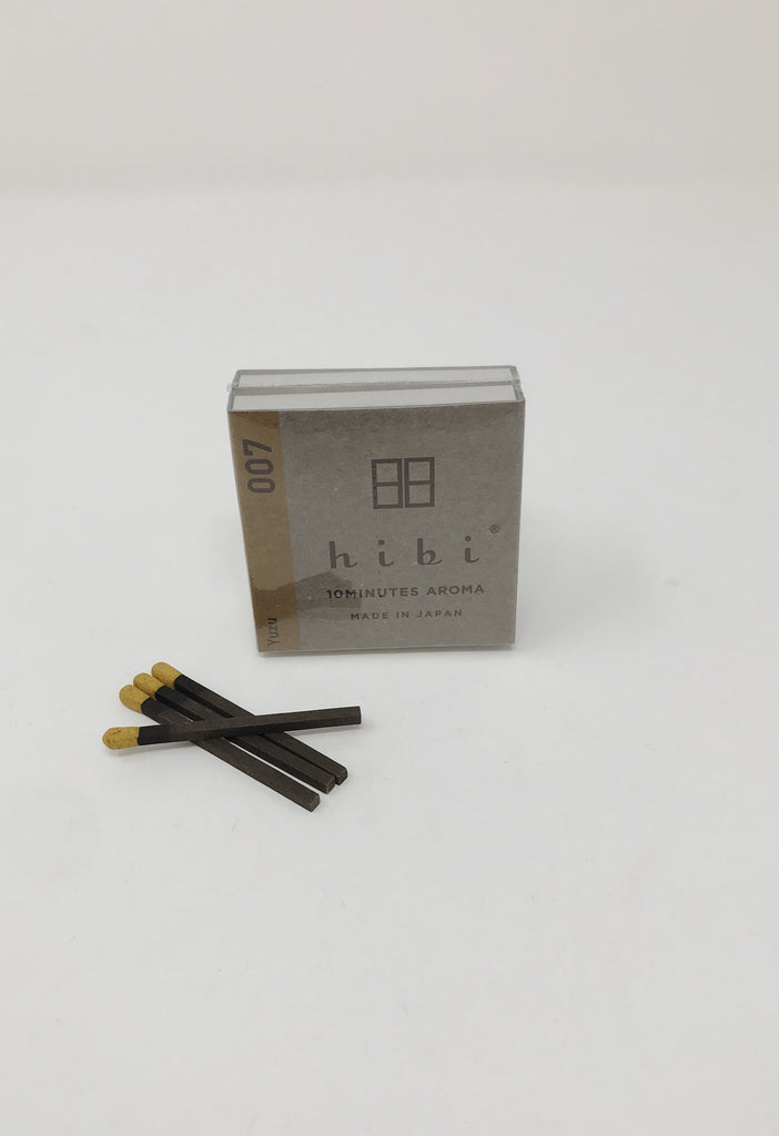 Hibi-Incense Matches-Candles & Home Fragrance-Yuzu-O/S-Much and Little Boutique-Vancouver-Canada