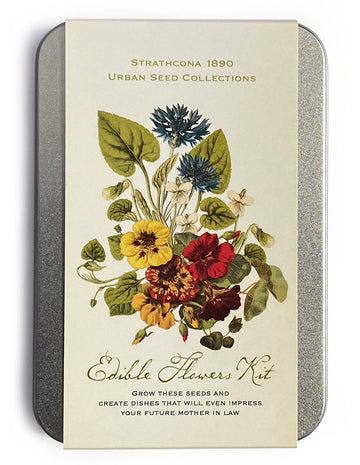 Strathcona Seeds-Edible Flowers Seed Kit-DIY Kits-Much and Little Boutique-Vancouver-Canada