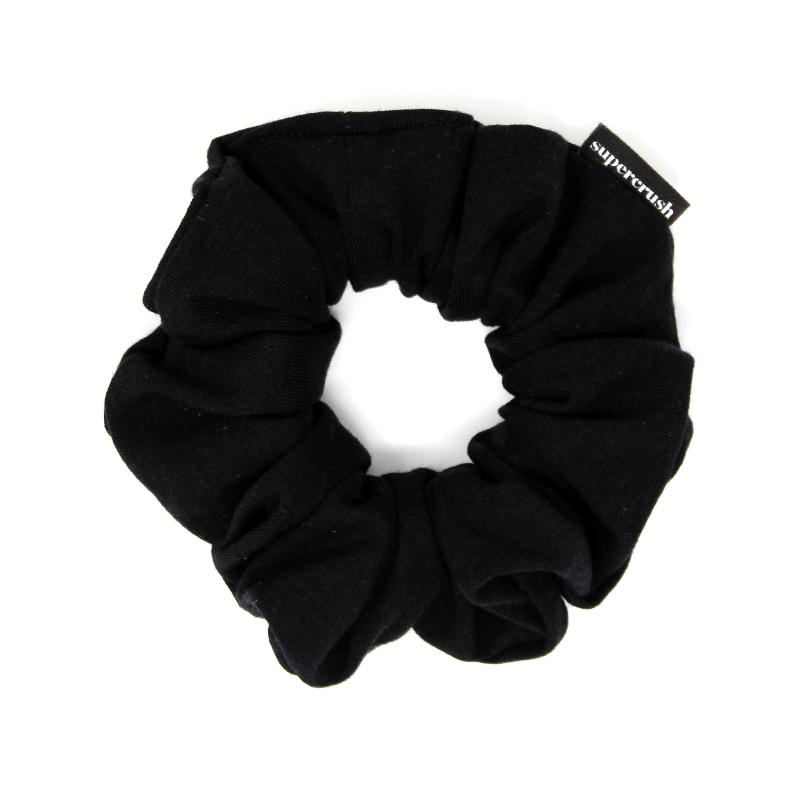Supercrush-Regular Scrunchie-Hair Accessories-Everyday Black-O/S-Much and Little Boutique-Vancouver-Canada