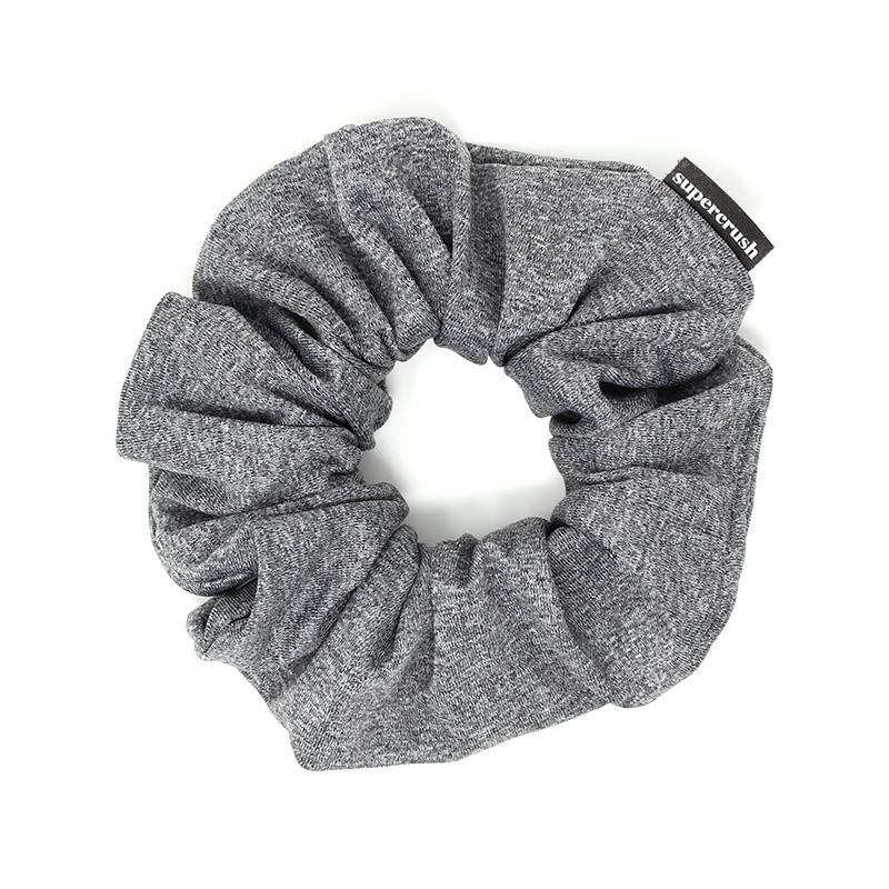 Supercrush-Regular Scrunchie-Hair Accessories-Grey Sport-O/S-Much and Little Boutique-Vancouver-Canada