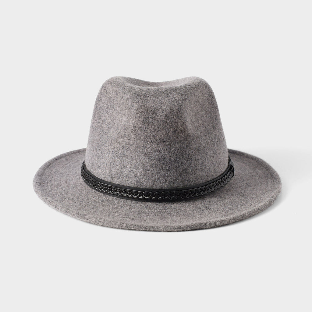 Tilley-Montana Wool Fedora-Hats & Scarves-Grey Mix-7 1/4 (M)-Much and Little Boutique-Vancouver-Canada