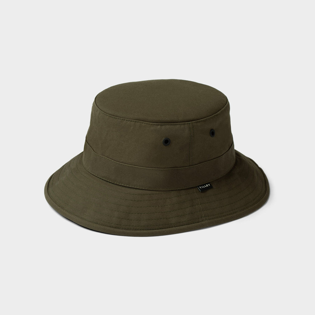 Tilley-Waxed Bucket Hat-Hats & Scarves-Green-Small-Much and Little Boutique-Vancouver-Canada