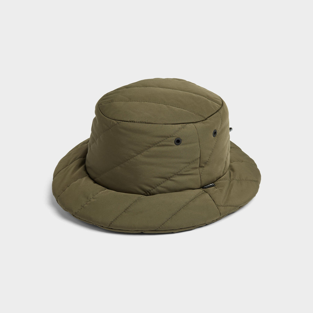 Tilley-Abbot Quilted Bucket Hat-Hats & Scarves-Olive-Medium-Much and Little Boutique-Vancouver-Canada