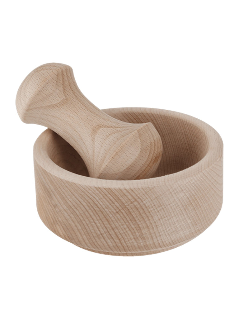 Redecker-Beechwood Mortar & Pestle-Kitchenware-Much and Little Boutique-Vancouver-Canada