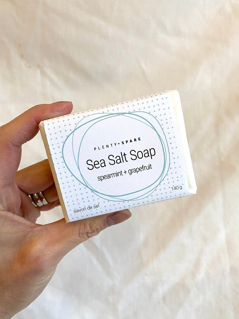 Plenty and Spare-Sea Salt Soap-Body Care-Spearmint + Grapefruit-O/S-Much and Little Boutique-Vancouver-Canada