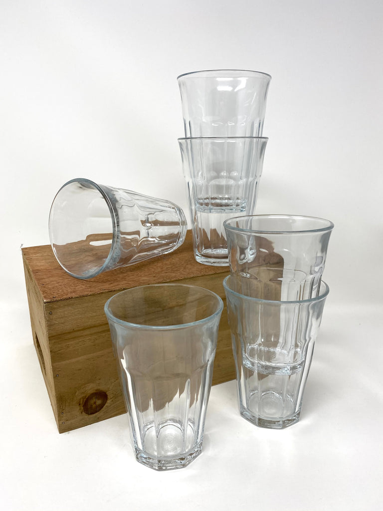 Duralex-Set Of Six Picardie Tumbler 12 5/8Oz (360Ml)-Kitchenware-Much and Little Boutique-Vancouver-Canada