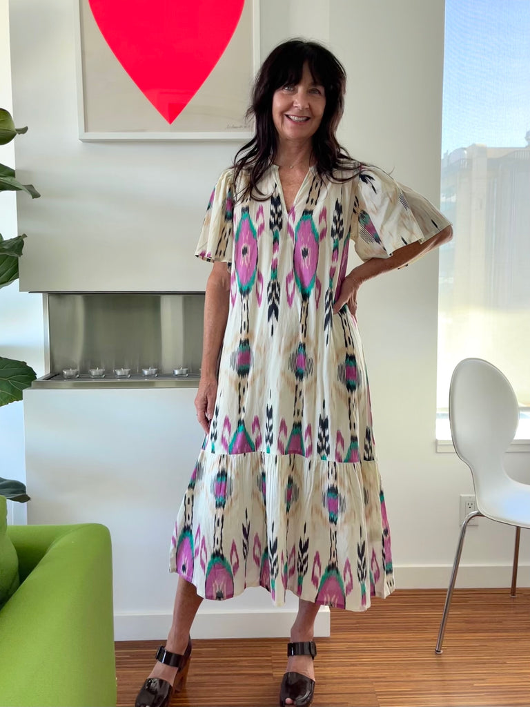 MKT-Ronny Printed Midi Dress-Dresses-Much and Little Boutique-Vancouver-Canada