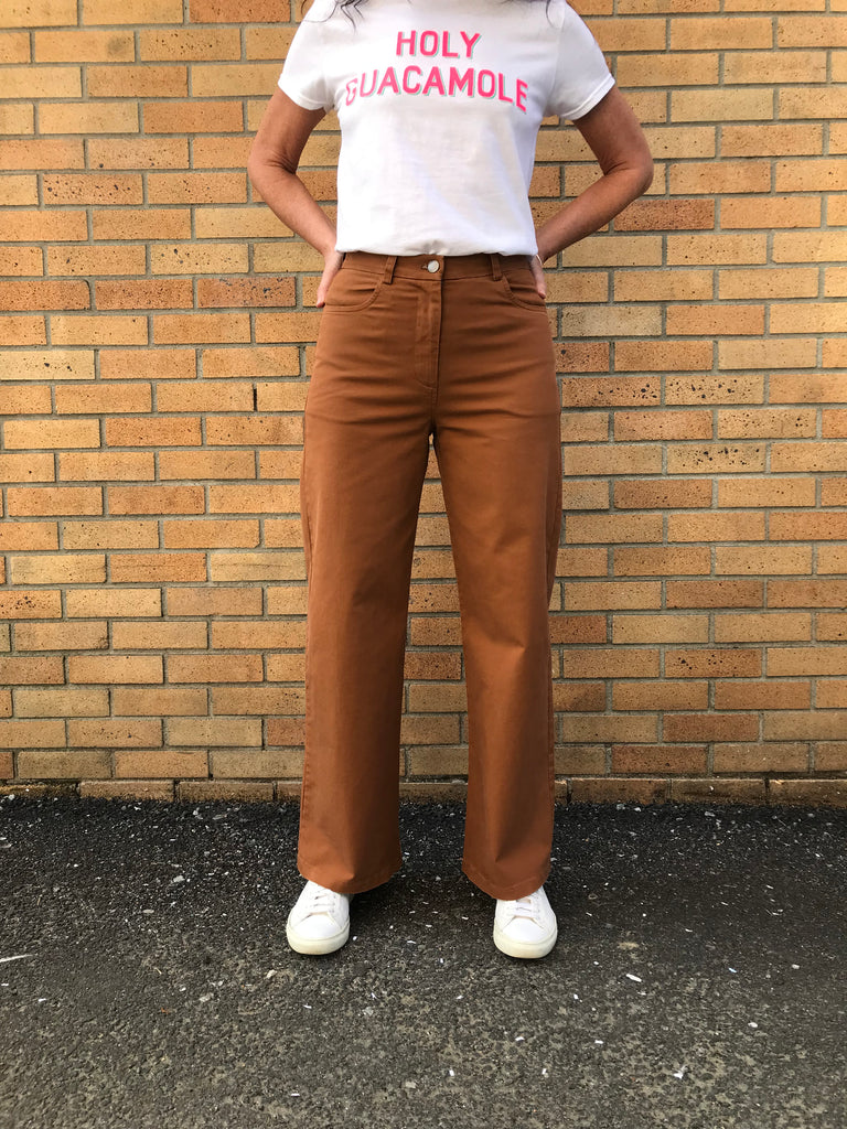 Loup-Toni Jeans-Bottoms-Tan-XS-Much and Little Boutique-Vancouver-Canada