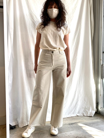 Loup-Ivory Toni Jeans-Bottoms-Ivory-XSmall-Much and Little Boutique-Vancouver-Canada