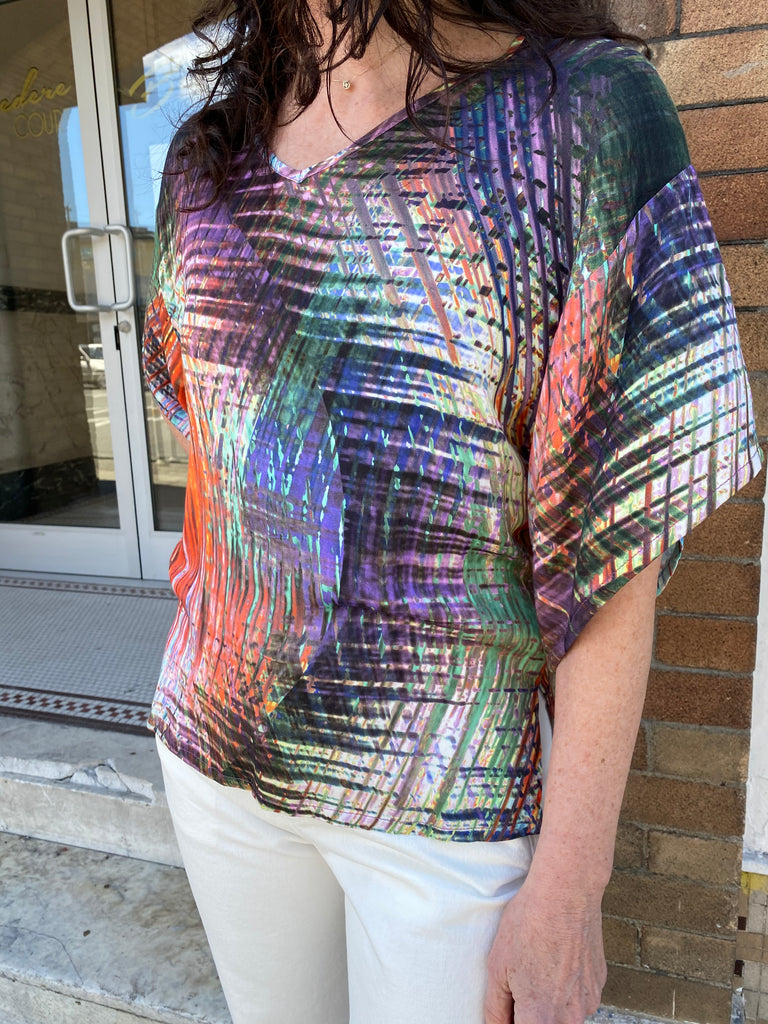 Maevy-Mimosa Printed Blouse-Shirts & Blouses-Much and Little Boutique-Vancouver-Canada