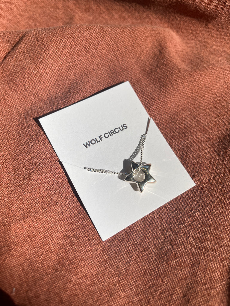 Wolf Circus-Silver Star Charm Necklace-Jewelry-Much and Little Boutique-Vancouver-Canada