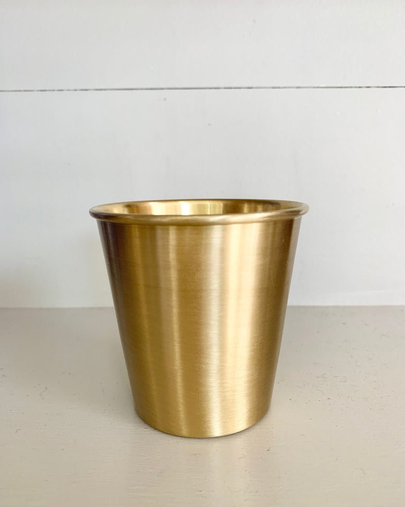 Fog Linen-Brass Cup-Kitchenware-Much and Little Boutique-Vancouver-Canada