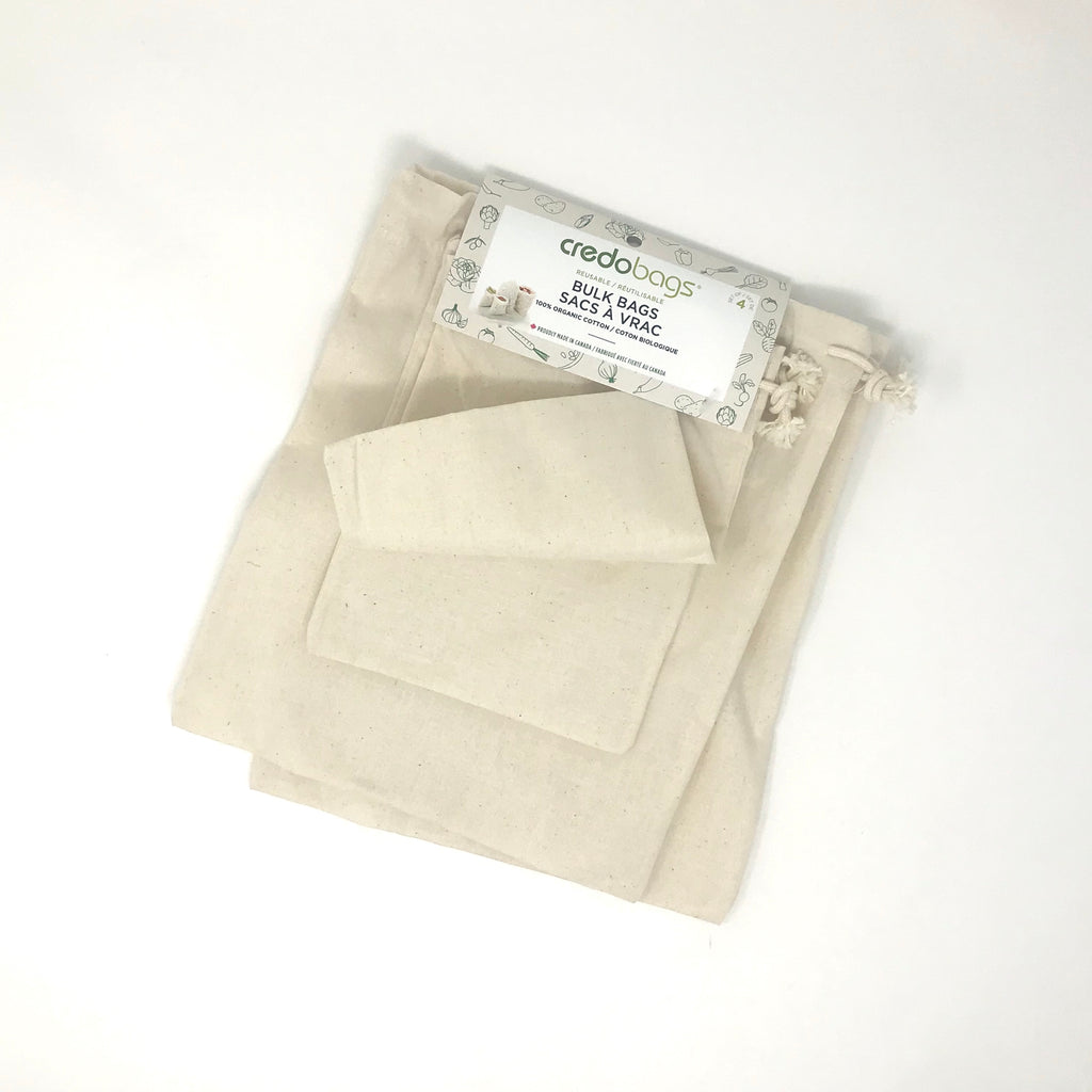 Credo Bags-Muslin Bulk Bag 4-Pack-kit-Much and Little Boutique-Vancouver-Canada