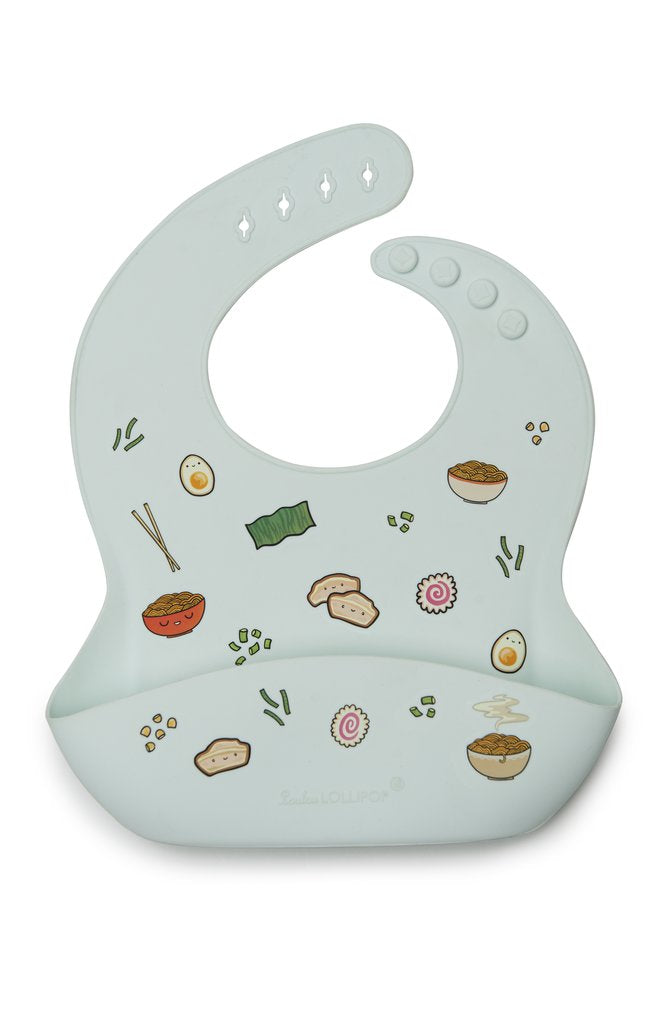 Loulou Lollipop-Silicone Bib-Mealtime-Ramen-Much and Little Boutique-Vancouver-Canada
