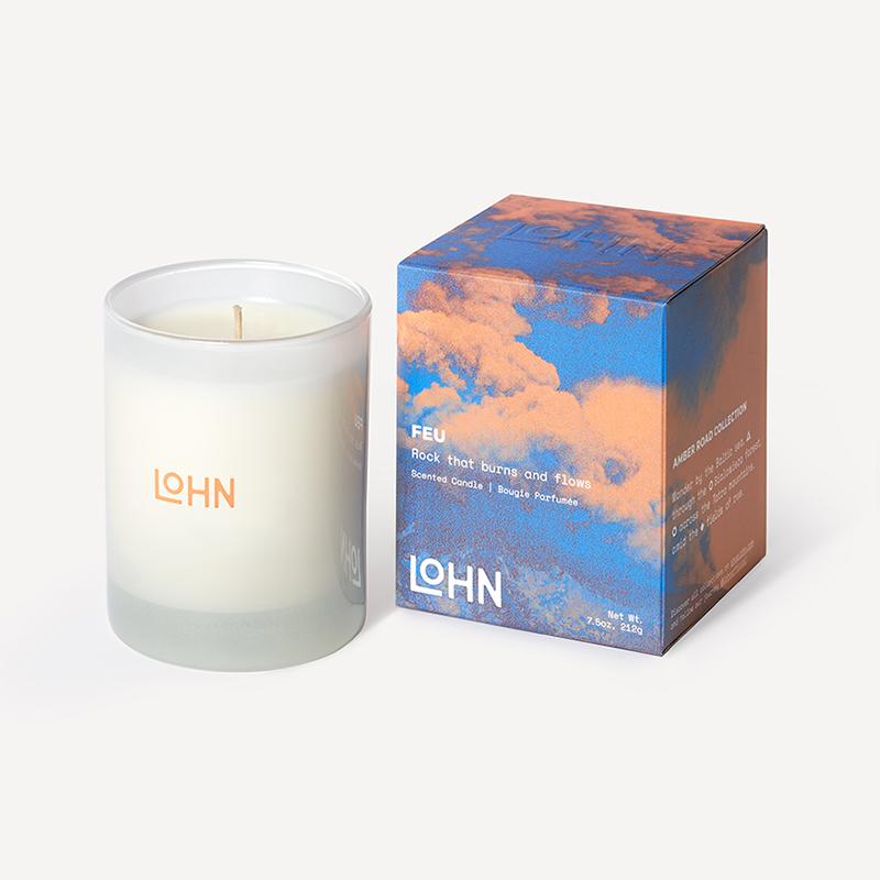 LOHN-Coconut & Soy Wax Scented Candle-Candles & Home Fragrance-Feu-7.5oz-Much and Little Boutique-Vancouver-Canada
