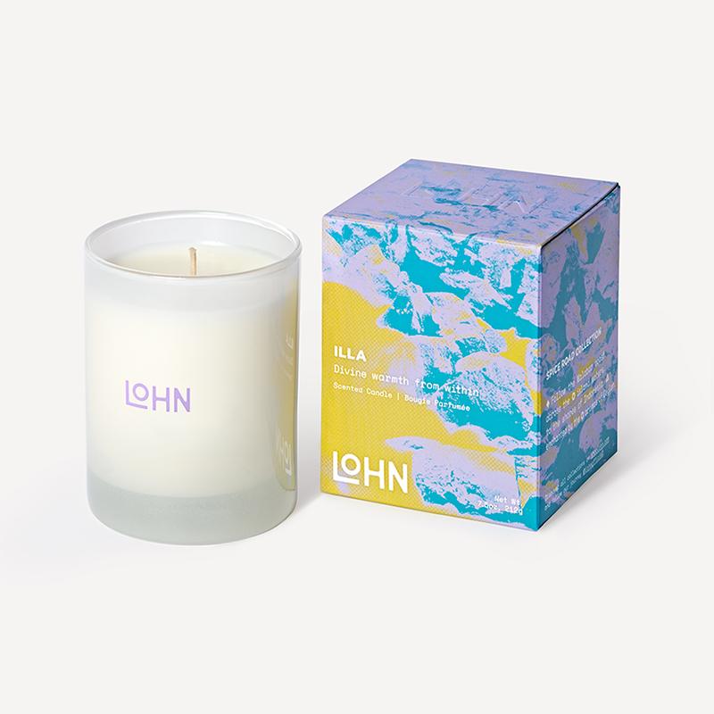 LOHN-Coconut & Soy Wax Scented Candle-Candles & Home Fragrance-Illa-7.5oz-Much and Little Boutique-Vancouver-Canada