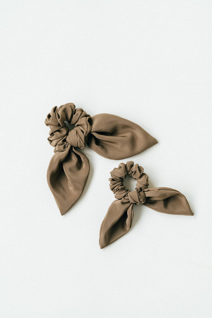 A Bronze Age-Large Petal Bow-Hair Accessories-Walnut-Much and Little Boutique-Vancouver-Canada
