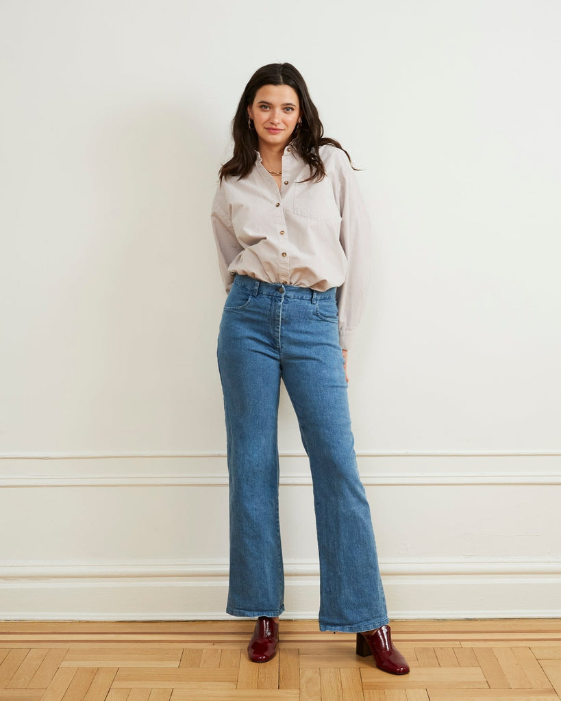 Loup-Marie Jeans-Bottoms-Light Indigo-XSmall-Much and Little Boutique-Vancouver-Canada