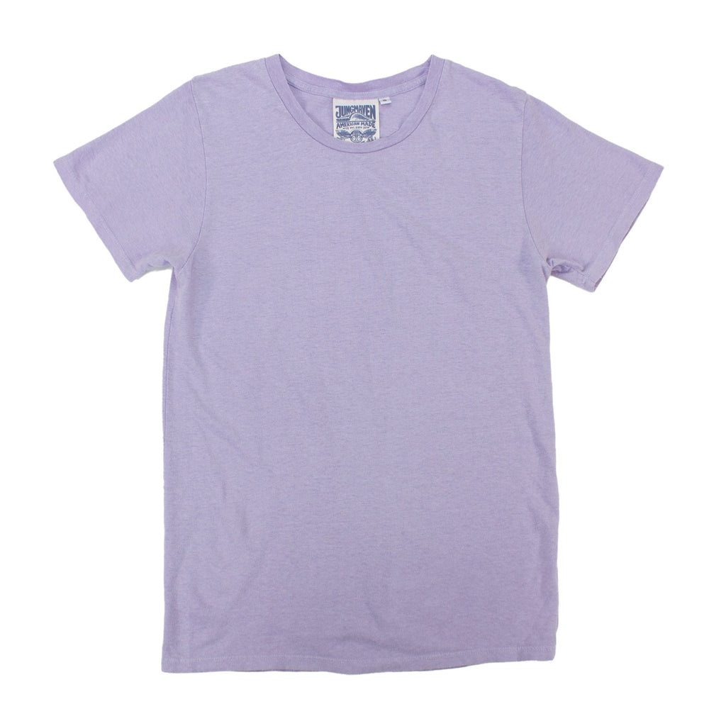 Jungmaven-Lorel Tee-Casual Tops-Misty Lilac-XSMALL-Much and Little Boutique-Vancouver-Canada