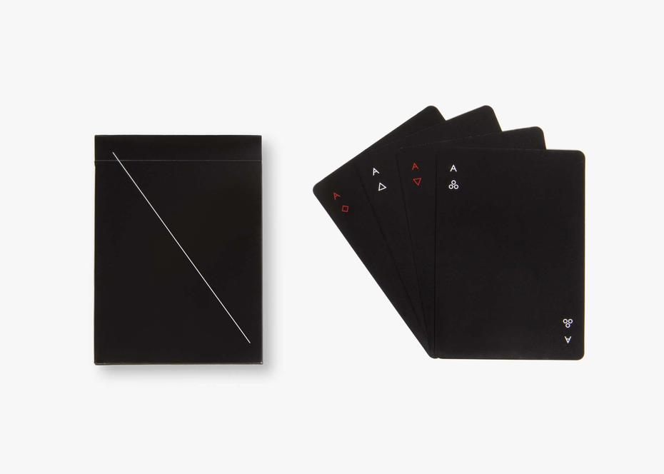 Areaware-Minim Playing Cards-Card Games & Puzzles-Black-Much and Little Boutique-Vancouver-Canada