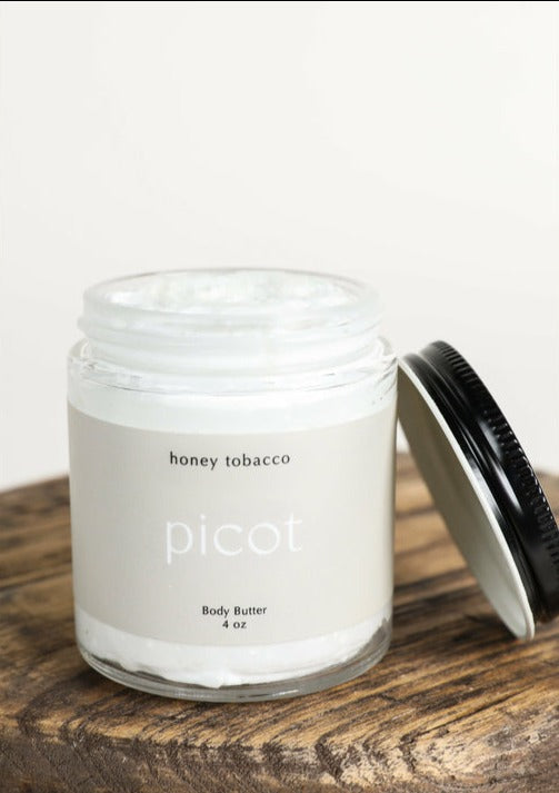 Picot Collective-Honey Tobacco Whipped Body Butter-Body Care-Honey Tobacco-Much and Little Boutique-Vancouver-Canada