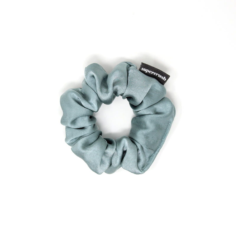 Supercrush-Skinny Scrunchie-Hair Accessories-Ocean Satin-O/S-Much and Little Boutique-Vancouver-Canada