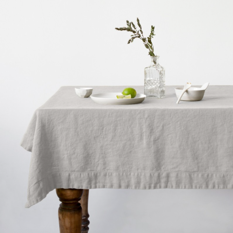 Linen Tales-Linen Tablecloth-Kitchenware-Silver-Much and Little Boutique-Vancouver-Canada