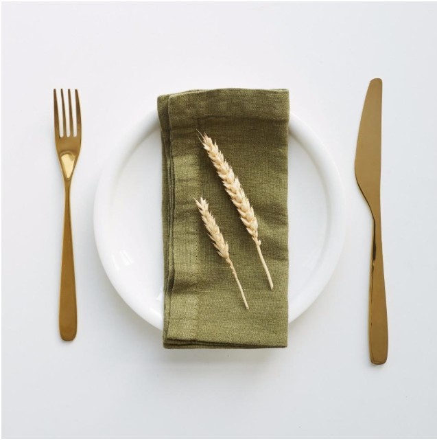 Linen Tales-Napkin Pair-Kitchenware-Martini Olive-Much and Little Boutique-Vancouver-Canada