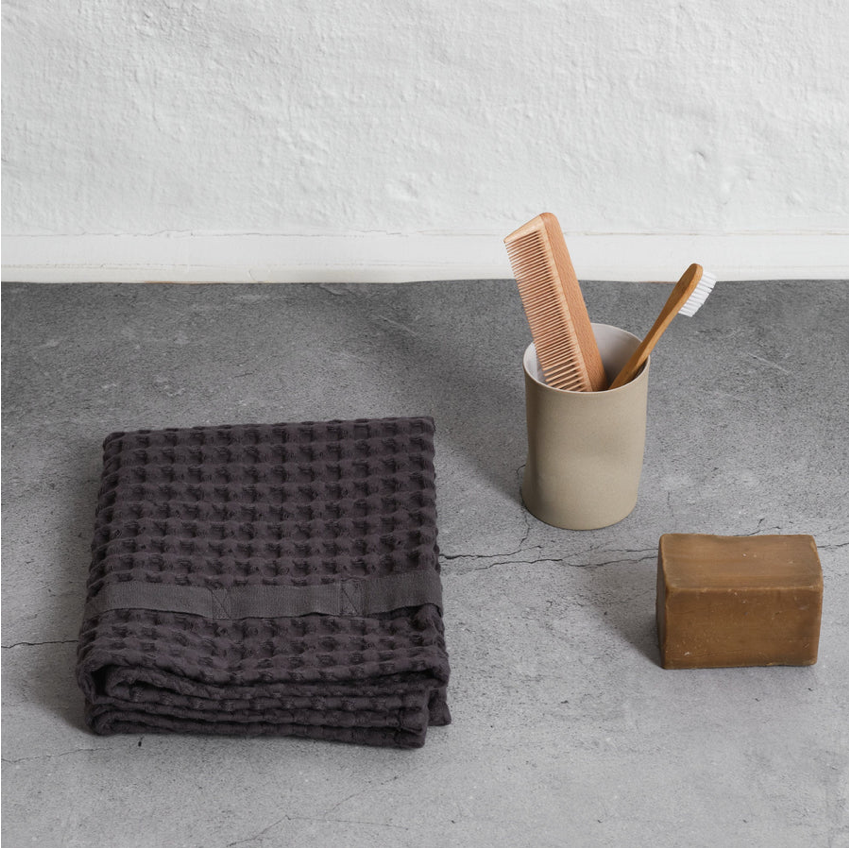 The Organic Company-Big Waffle Hand Towel-Bath-Much and Little Boutique-Vancouver-Canada