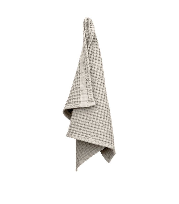The Organic Company-Big Waffle Hand Towel-Bath-Stone-50 x 70 cm-Much and Little Boutique-Vancouver-Canada