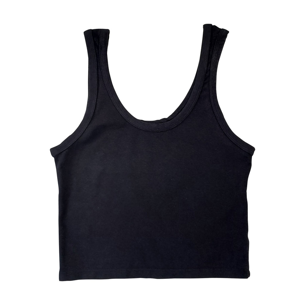 Jungmaven-Sporty Tank-Casual Tops-Black-XSmall-Much and Little Boutique-Vancouver-Canada