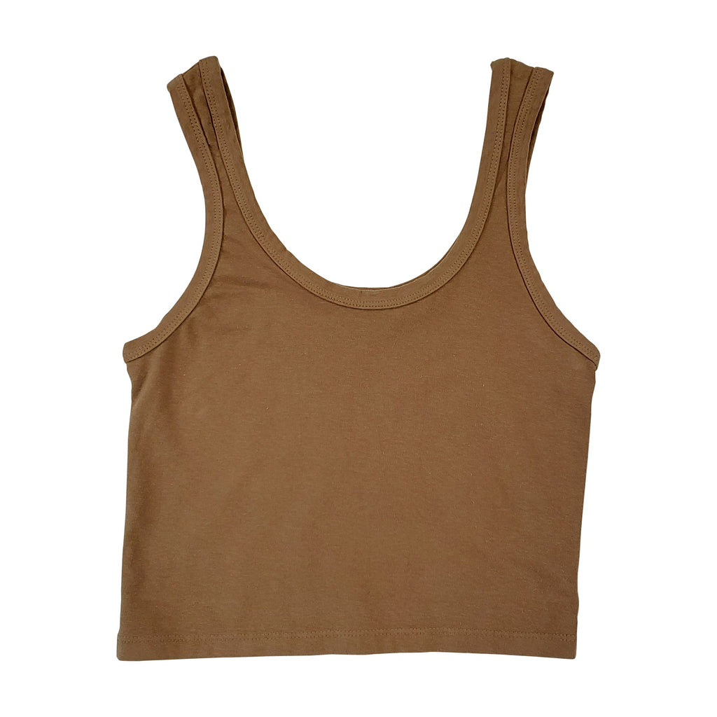 Jungmaven-Sporty Tank-Casual Tops-Coyote-XSmall-Much and Little Boutique-Vancouver-Canada