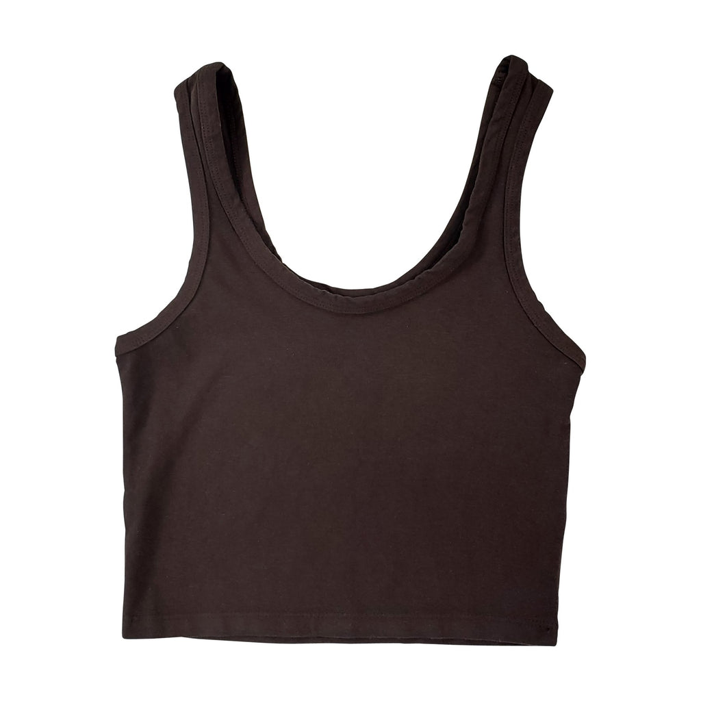 Jungmaven-Sporty Tank-Casual Tops-Espresso Brown-Small-Much and Little Boutique-Vancouver-Canada