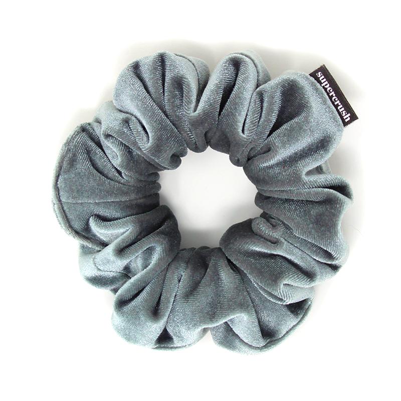 Supercrush-Regular Scrunchie-Hair Accessories-Storm Velvet-O/S-Much and Little Boutique-Vancouver-Canada