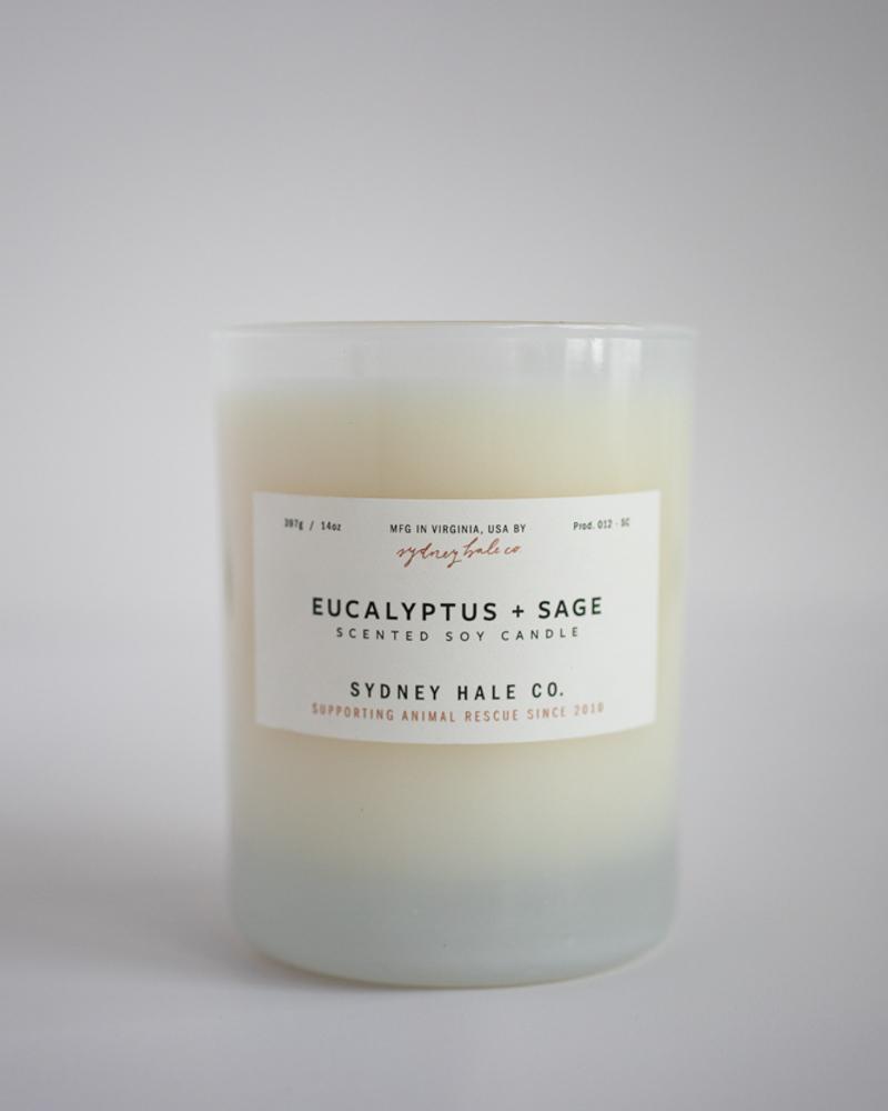 Sydney Hale-Eucalyptus & Sage Soy Candle-Candles & Home Fragrance-Much and Little Boutique-Vancouver-Canada