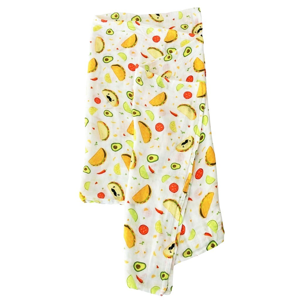 Loulou Lollipop-Muslin Swaddle-Blankets & Swaddles-Tacos-O/S-Much and Little Boutique-Vancouver-Canada