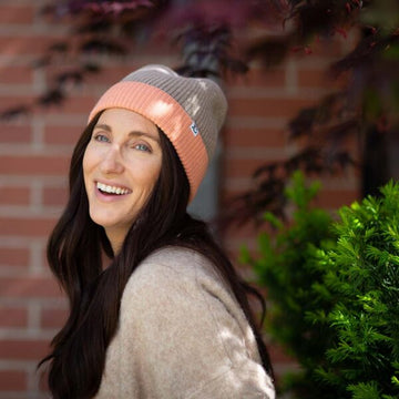 XS Unified-Weekender Beanie-Hats & Scarves-Flax/Melon-Much and Little Boutique-Vancouver-Canada