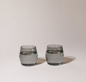 Yield-Century Glasses - Set of 2-Kitchenware-Grey-Much and Little Boutique-Vancouver-Canada