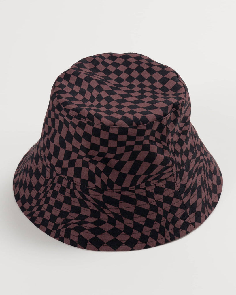 Baggu-Bucket Hat-Hats & Scarves-Black Trippy Checker-Much and Little Boutique-Vancouver-Canada