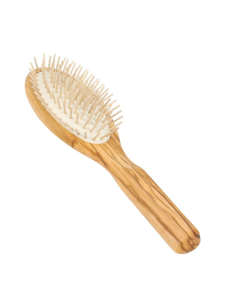 Redecker-Olive Wood Hairbrush-Grooming-Much and Little Boutique-Vancouver-Canada