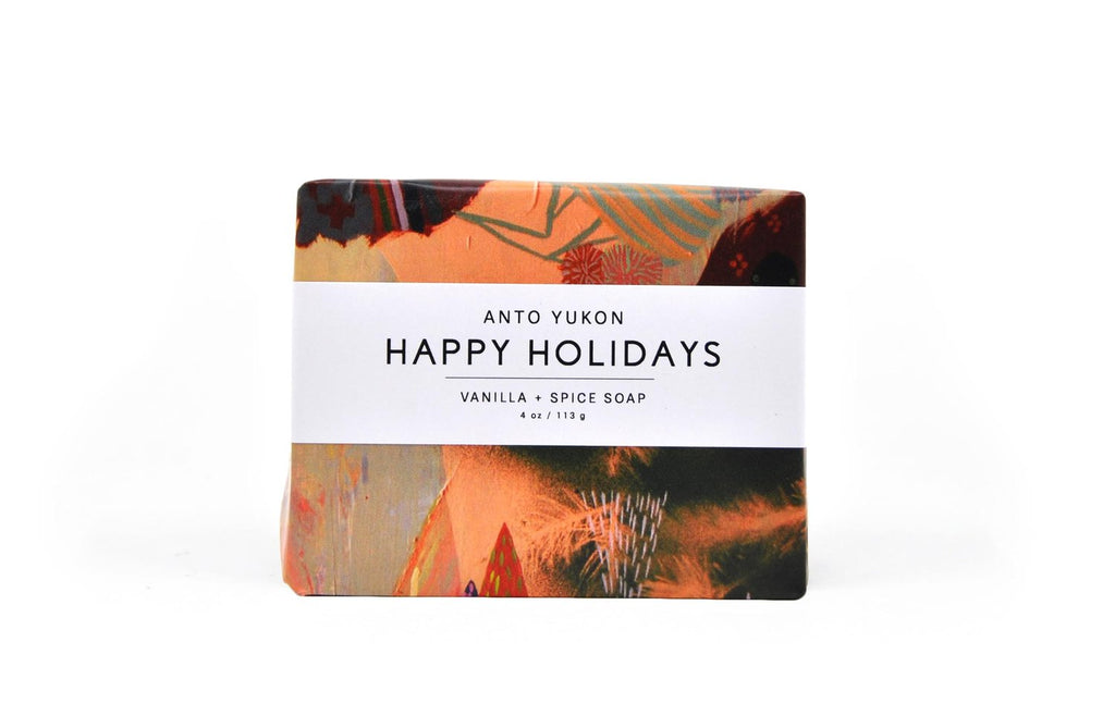 Anto Yukon-Holiday Soap-Personal Care-Happy Holidays-4oz-Much and Little Boutique-Vancouver-Canada